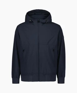 Store Jack Hooded Four-Way Stretch Donker Blauw Heren Jassen