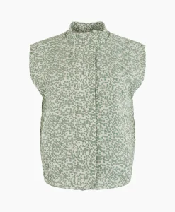 Online Gilet 43A11-02108B Groen Dames Gilets