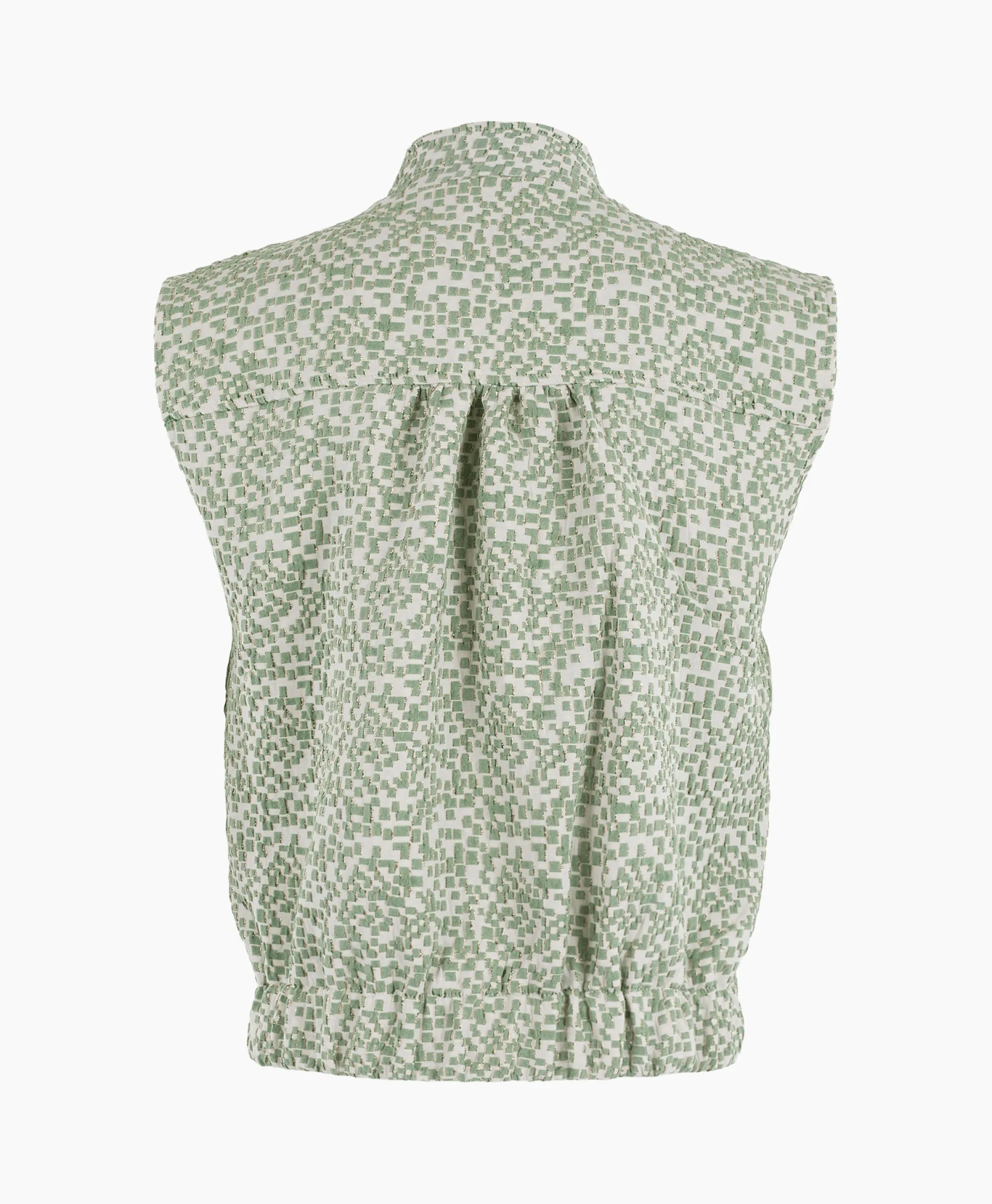 Online Gilet 43A11-02108B Groen Dames Gilets