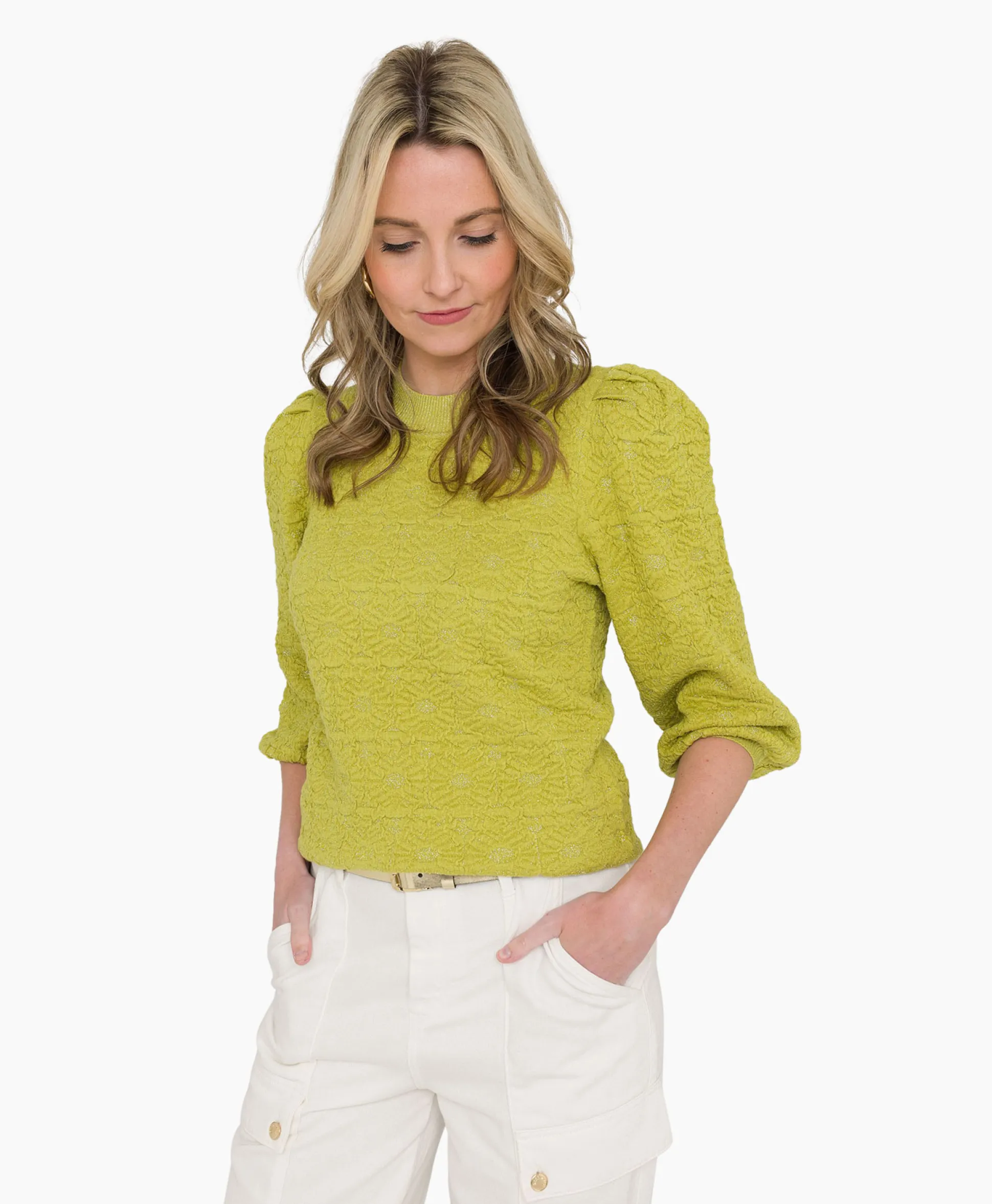 Cheap Pullover 34A09-02850 Groen Dames Truien
