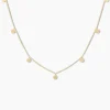 Store Ketting Smiley Goud Dames Sieraden
