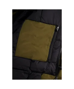 Hot Gewatteerde Jas Langford Parka Donker Groen Heren Jassen