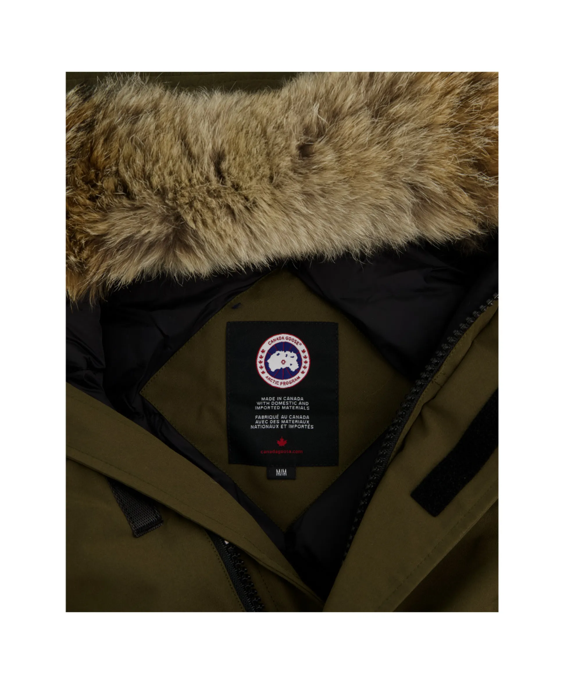 Hot Gewatteerde Jas Langford Parka Donker Groen Heren Jassen