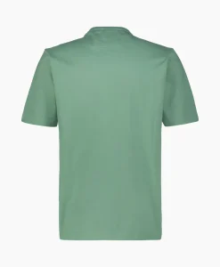 Cheap T-Shirt Mercerized Jersey Twisted Logo Licht Groen Heren T-Shirts