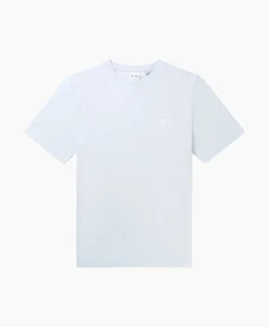 Best T-Shirt Korte Mouw Circle Licht Blauw Heren T-Shirts