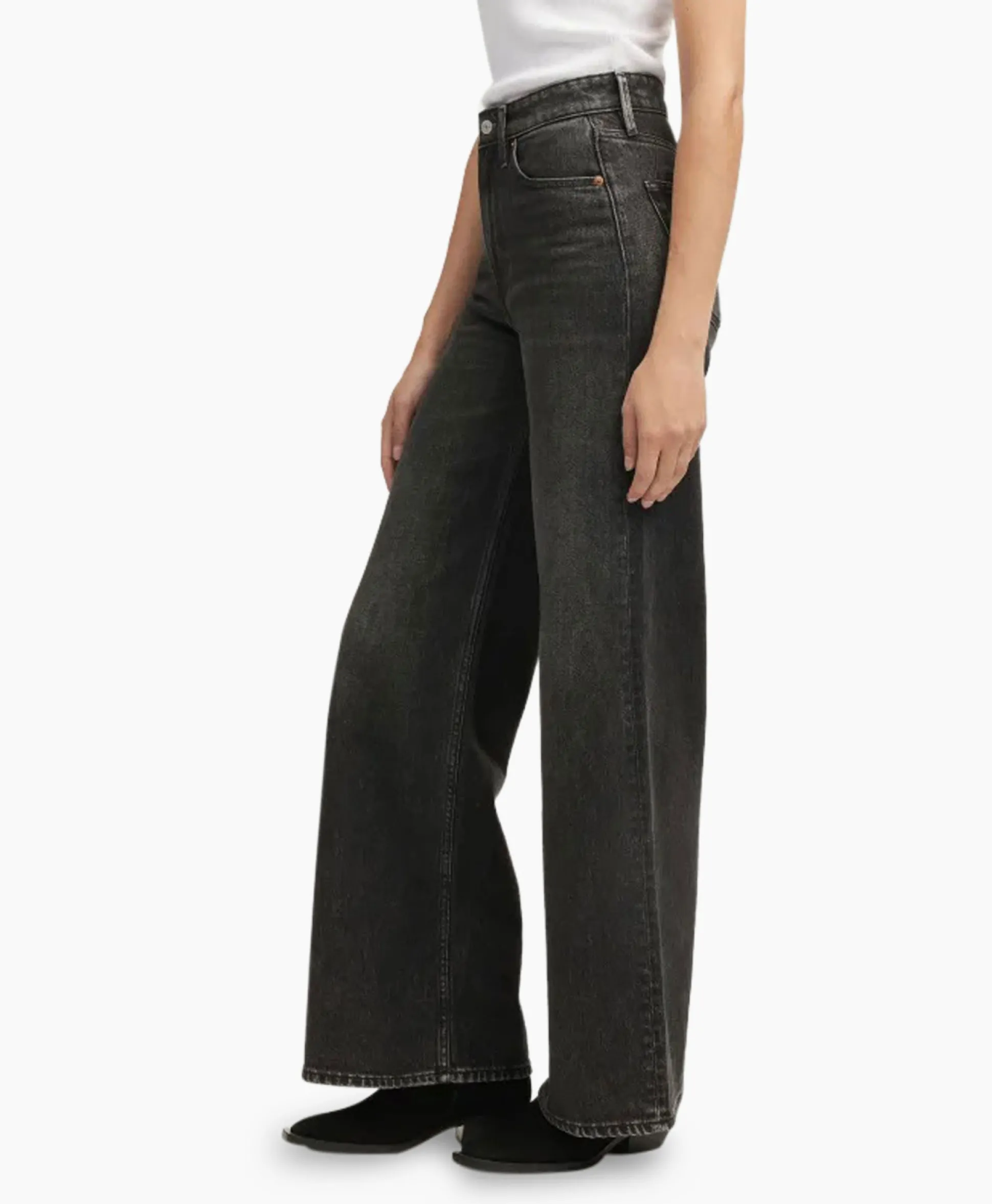 Best Jeans Miku Noir Zwart Dames Broeken