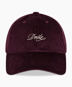 New Pet La Casquette Corduroy Donker Rood Heren Petten