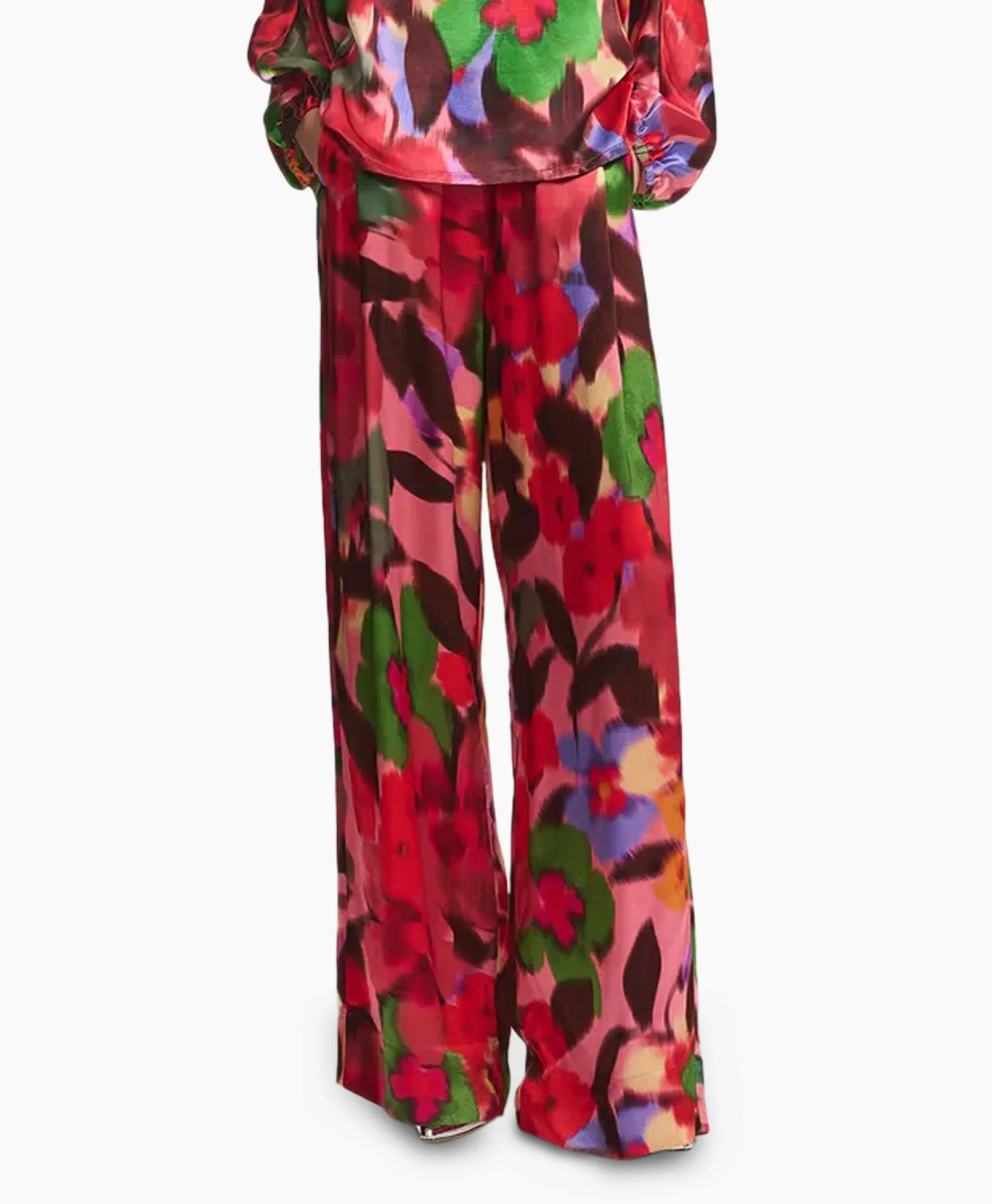 Sale Pantalon Ficus Roze Dames Broeken