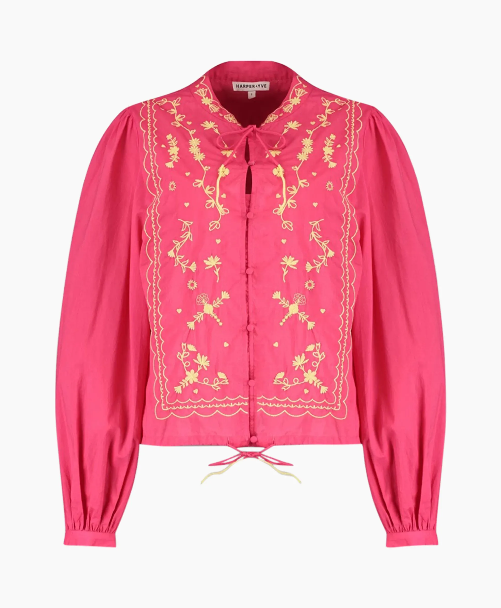 New Harper & Yve Blouse Hailey-Ls Roze Dames Blouses