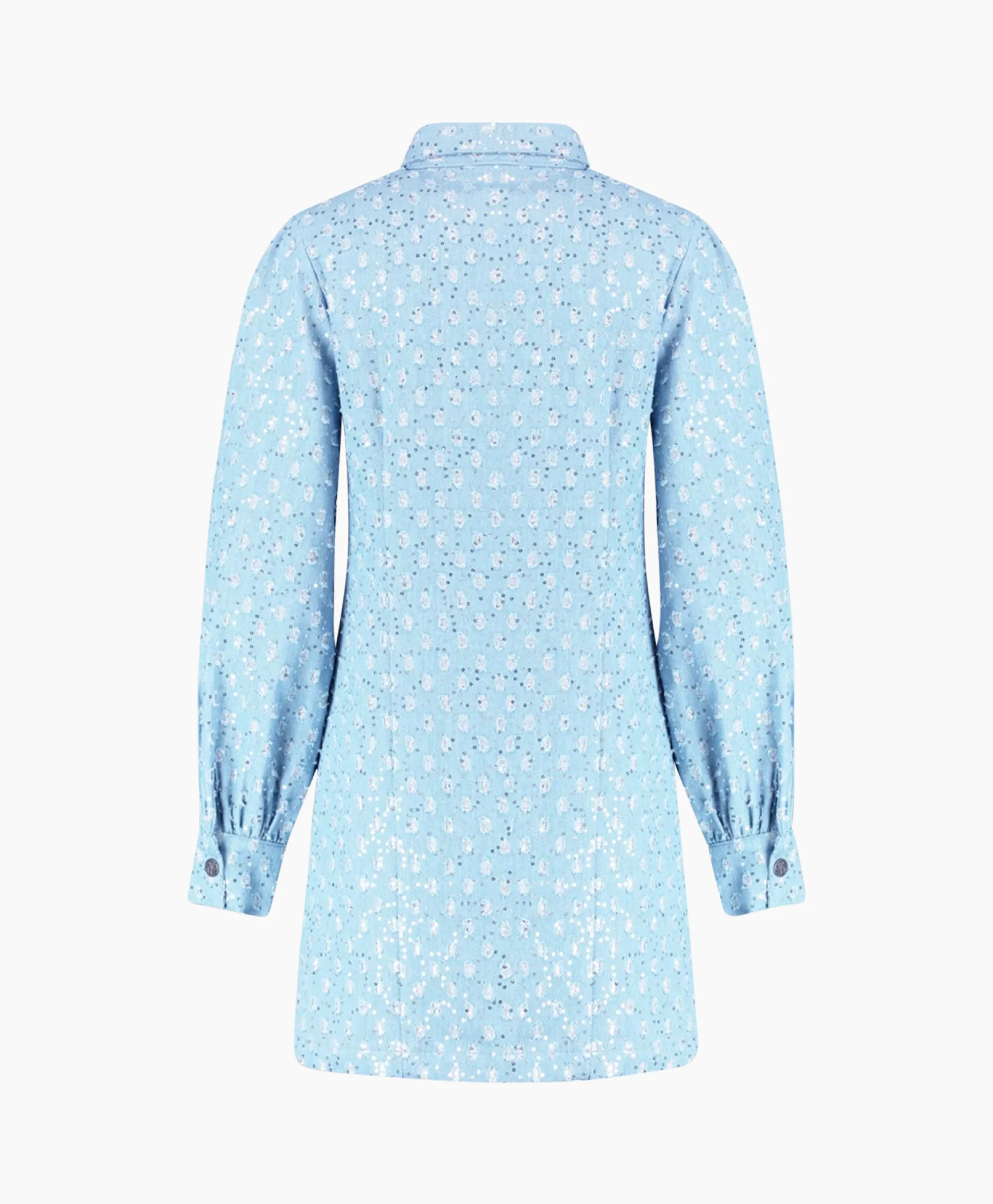 Fashion Harper & Yve Mini Jurk Flo-Dr Licht Blauw Dames Jurken