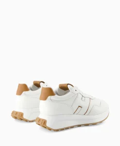 Store Sneaker Allacciato Wit Dames Sneakers