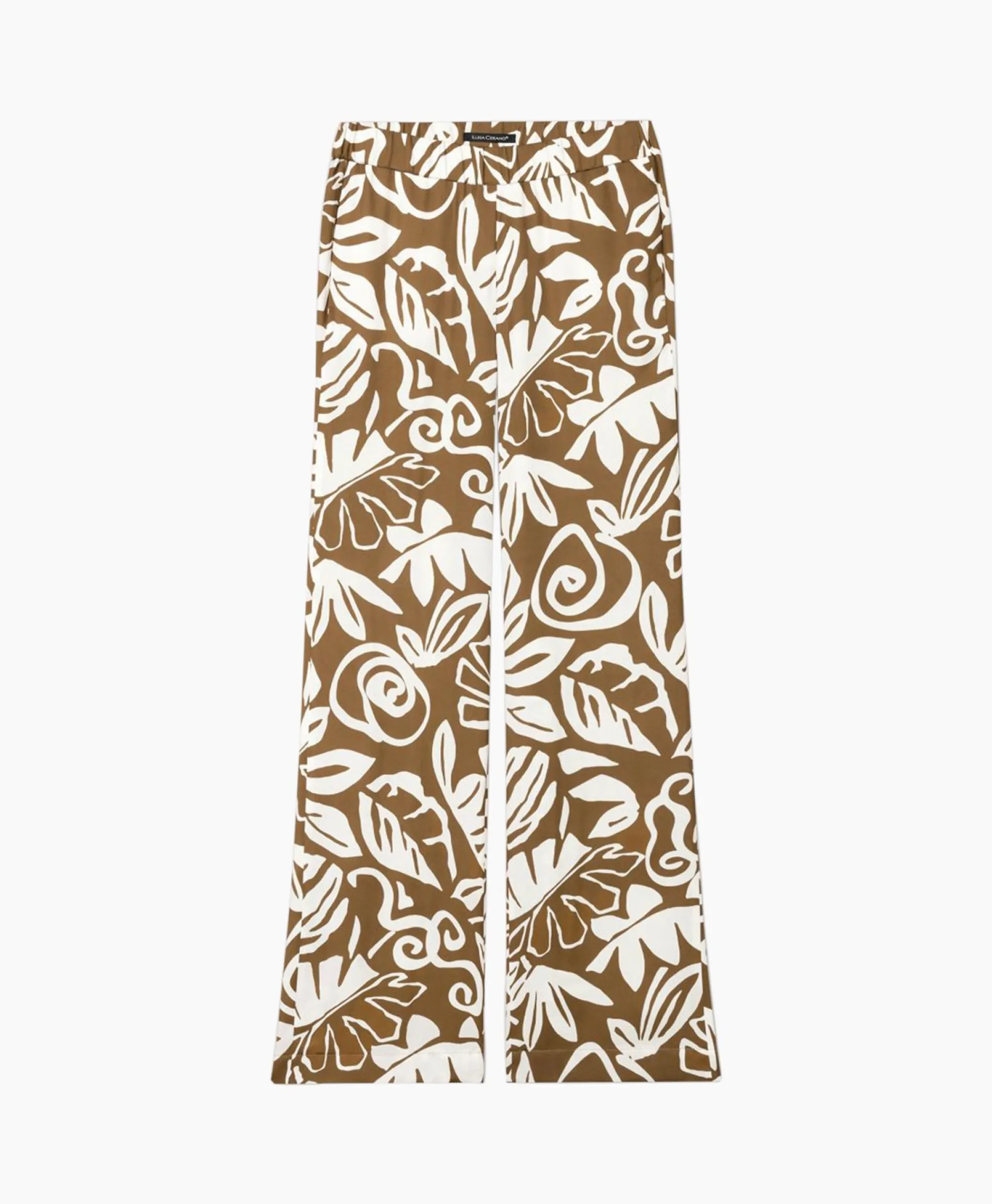 Outlet Pantalon 698658/3630-0 Bruin Dames Broeken
