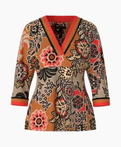 Store Blouse Wc 55.08 J48 Oranje Dames Blouses
