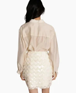New Minirok Moraine Ecru Dames Rokken