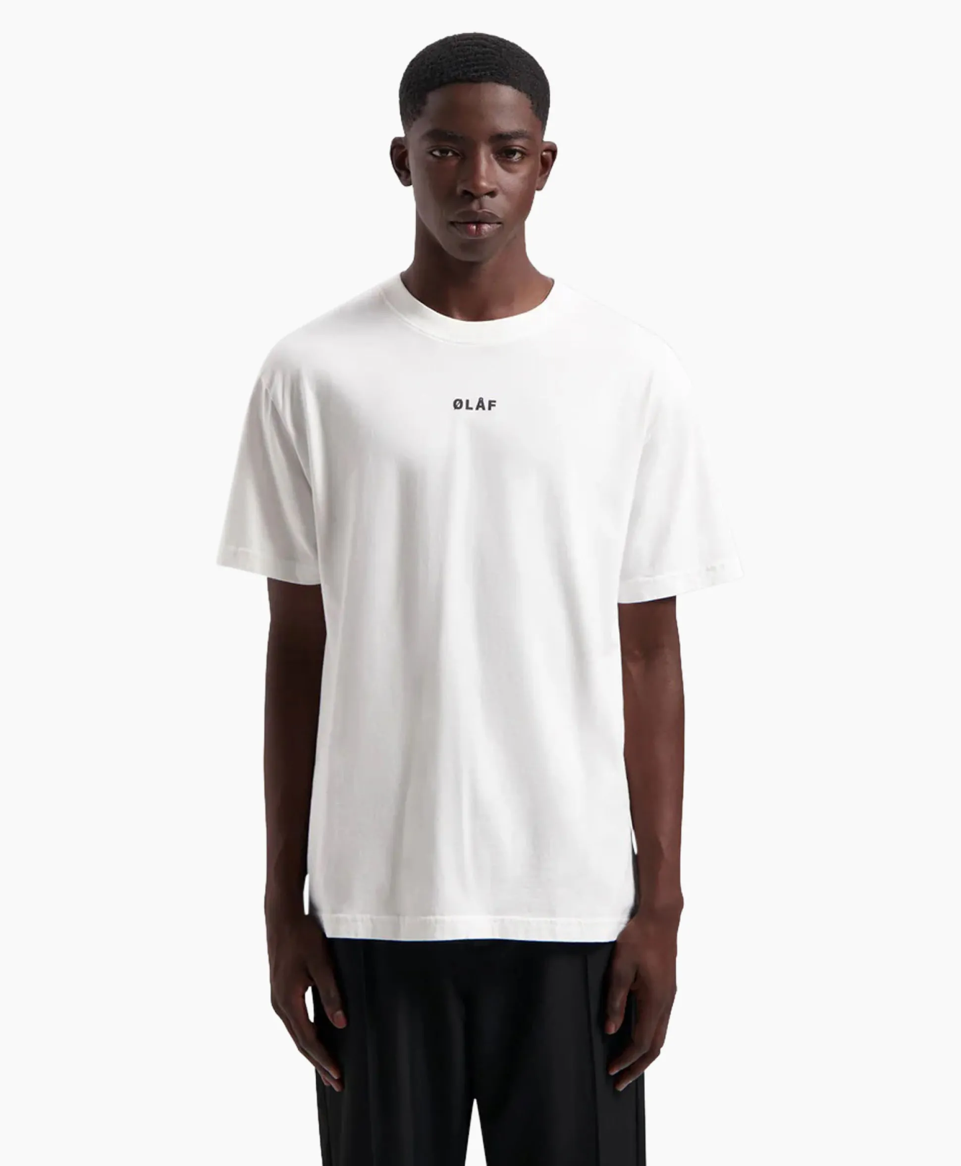 Outlet T-Shirt Korte Mouw Block Wit Heren T-Shirts