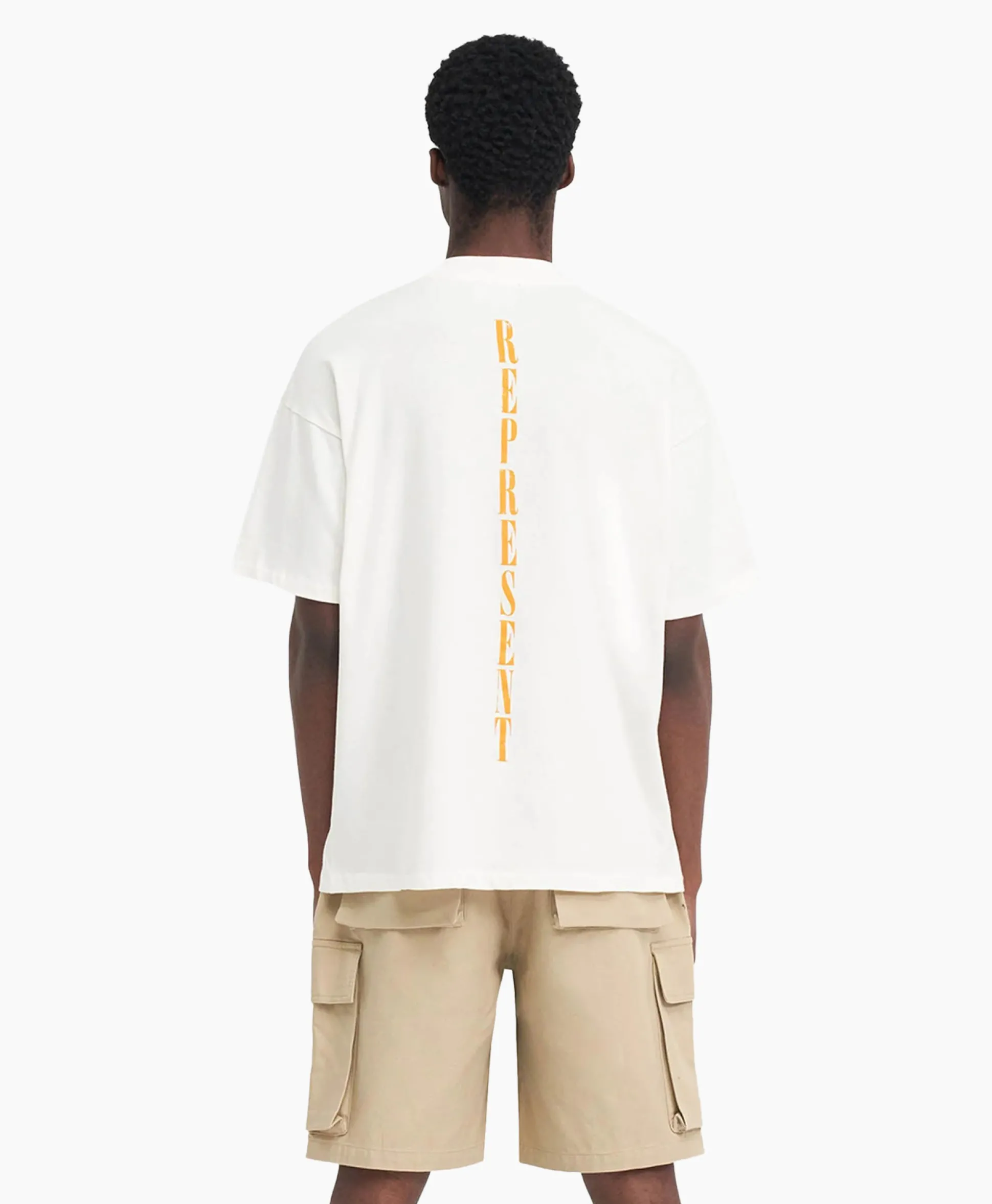 Store T-Shirt Korte Mouw Rebornoff White Heren T-Shirts