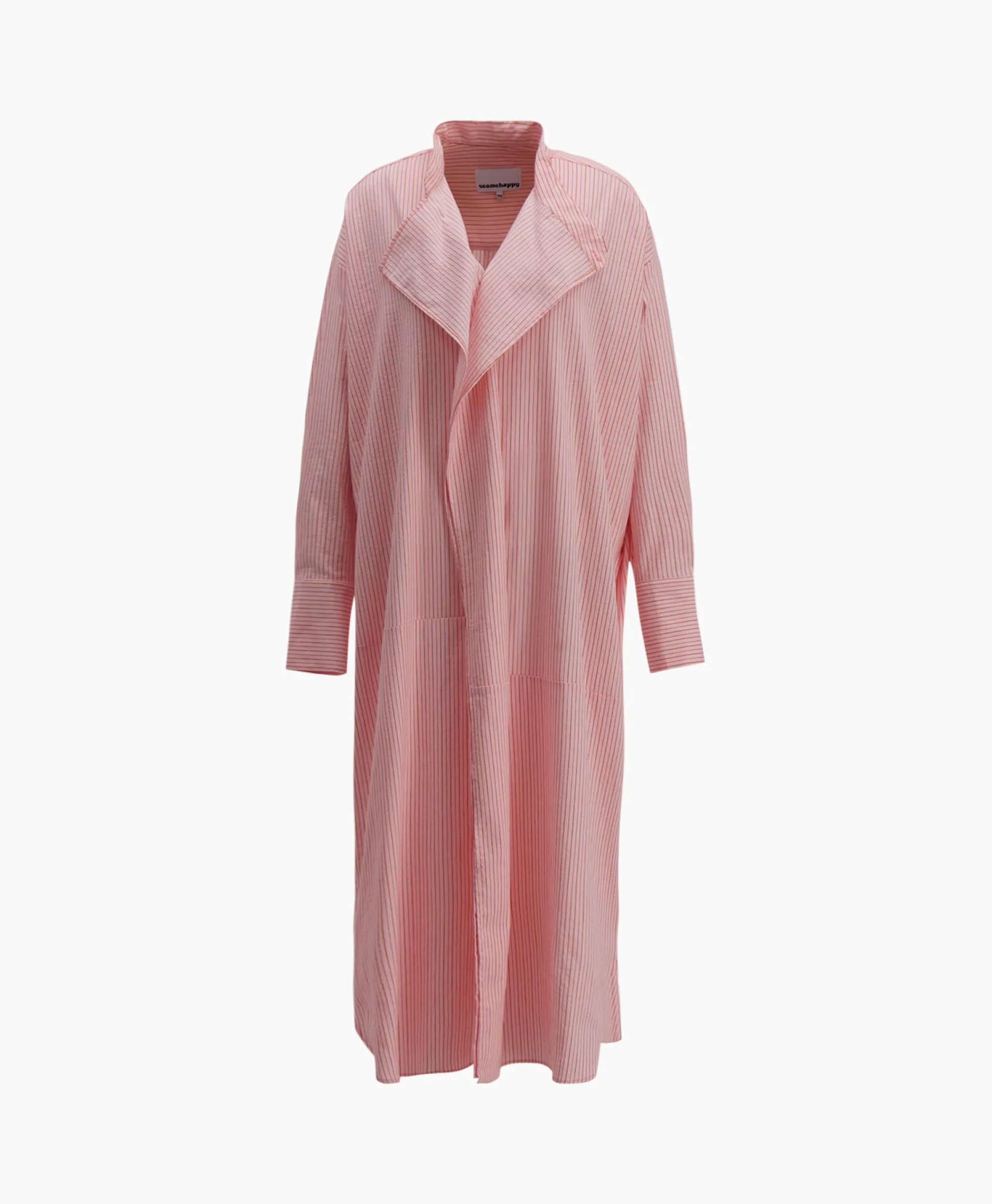 Online Maxi Jurk Penelope Woven Striped Rose Dames Jurken