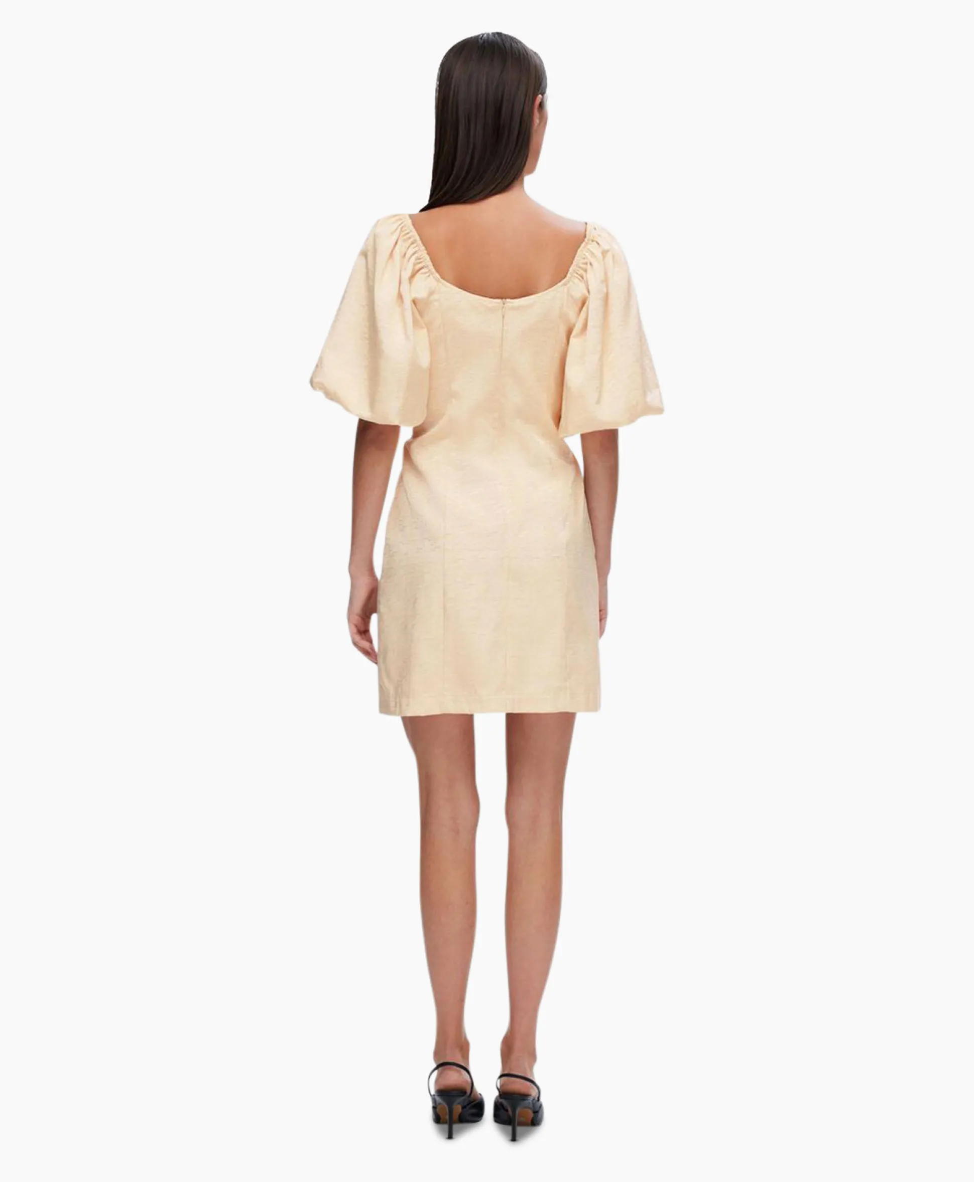 Sale Jurk Firmina 3/4 On Off Short Dress B Zand Dames Jurken