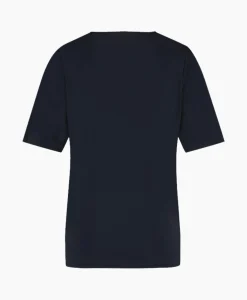 New Top & T-Shirt Vicky Shirt Donker Blauw Dames T-Shirts & Tops
