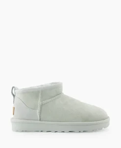 New Enkellaars W Classic Ultra Mini Licht Blauw Dames Laarzen