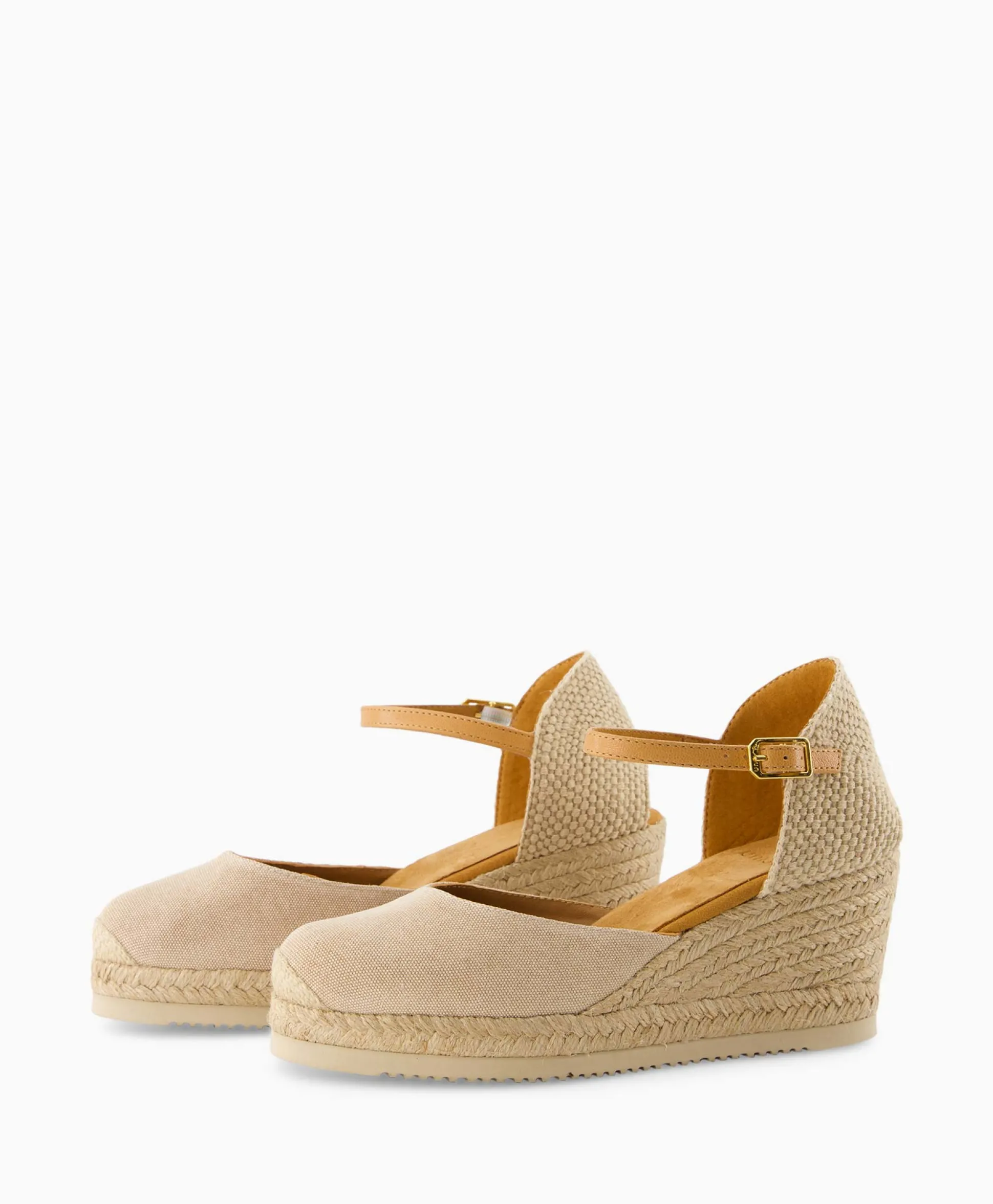 Clearance Sandaal Met Hak Caceres_Ecl Beige Dames Sandalen