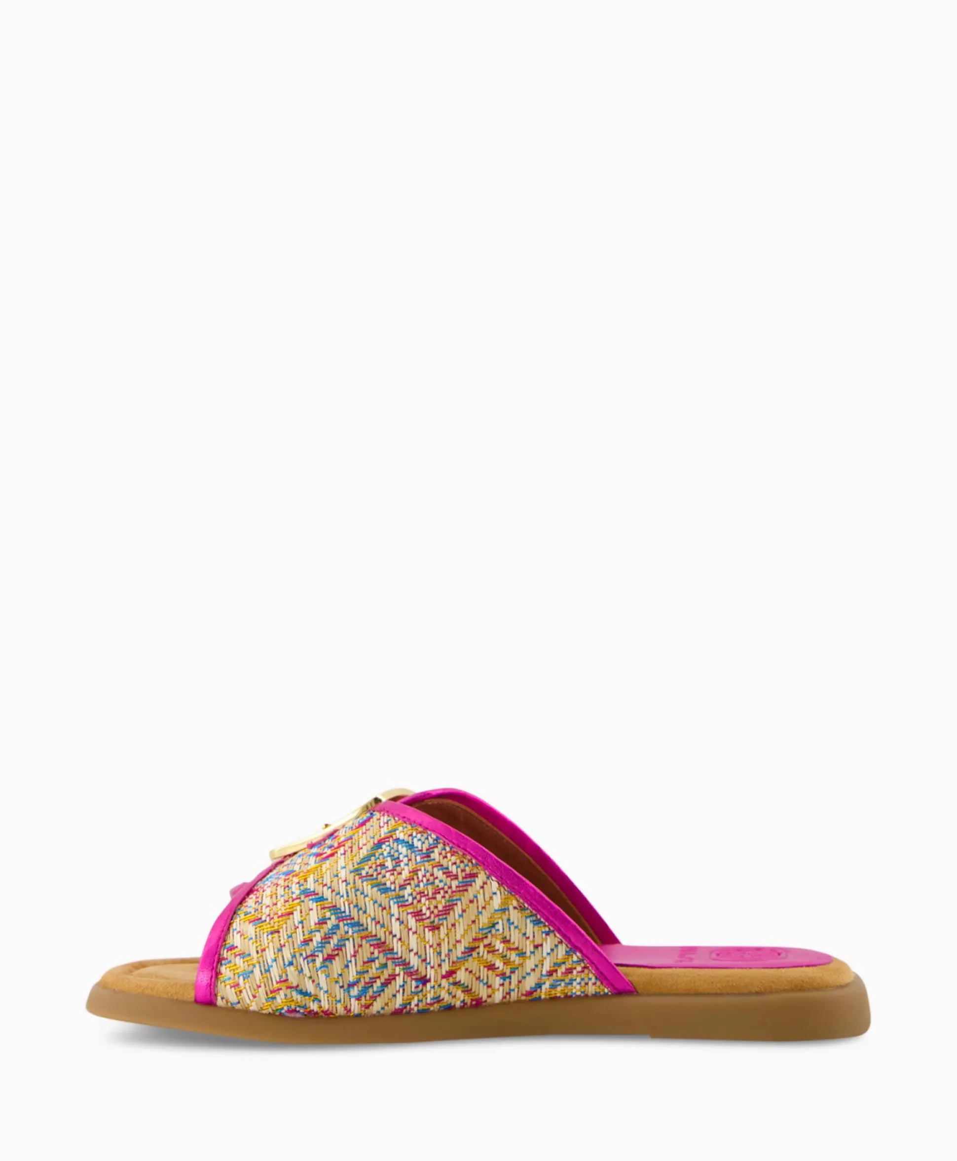 Sale Sandaal Zonder Hak Crayyu Bruin Dessin Dames Sandalen