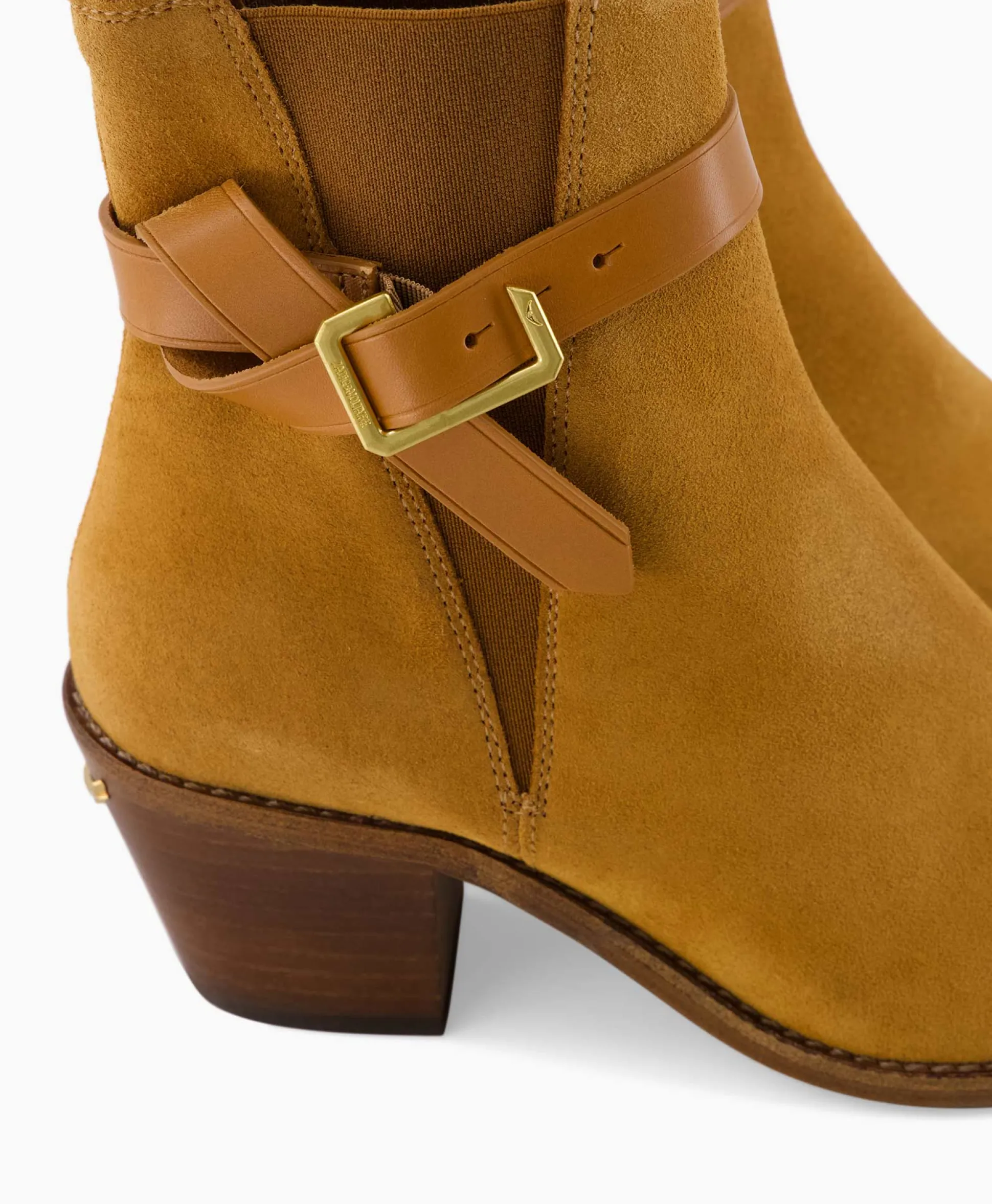 Online Zadig & Voltaire Enkellaars Tyler Cecilia Suede Bruin Dames Laarzen